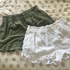 Aerie ruffle shorts